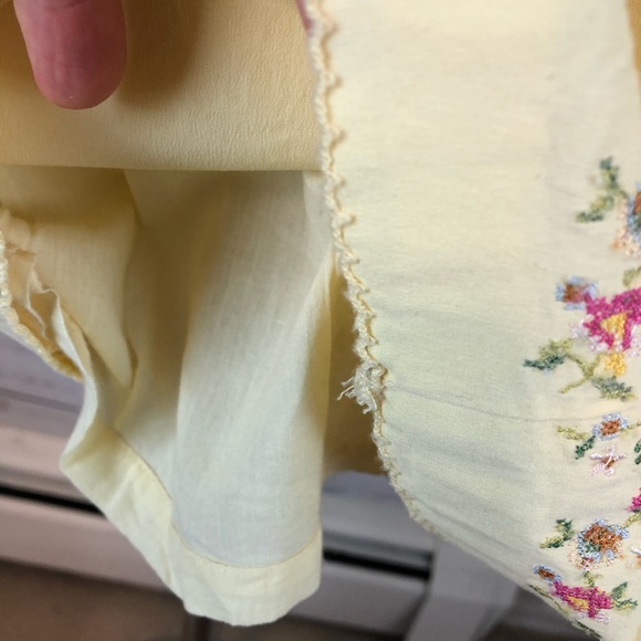 Vintage Gap Stretch embroidered Skirt - 2 - Picture 7 of 11